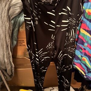 JM Collection Black and White Pants